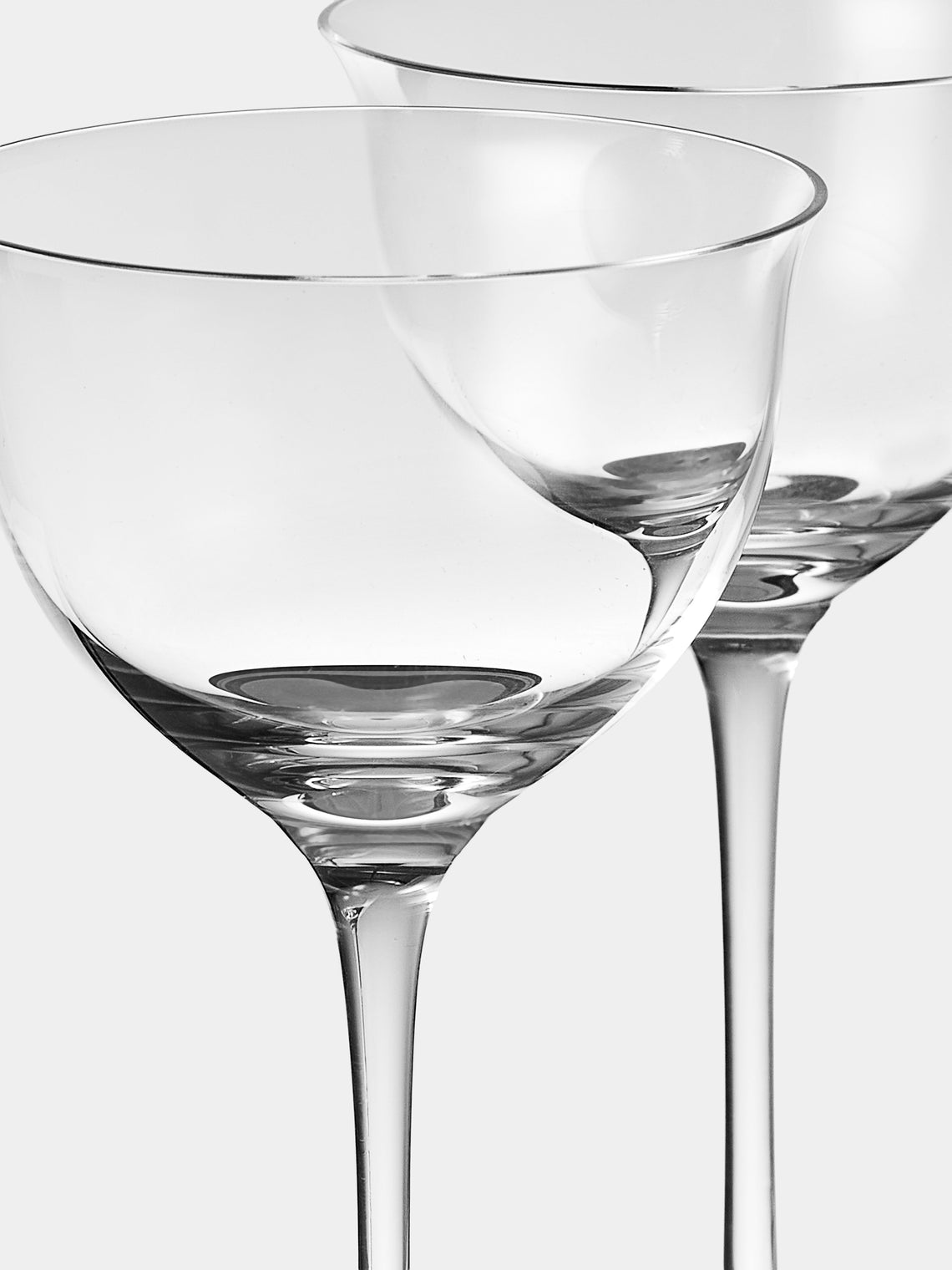 Lobmeyr - | Set of 2 | Patrician Crystal Liqueur Glasses - Clear - ABASK