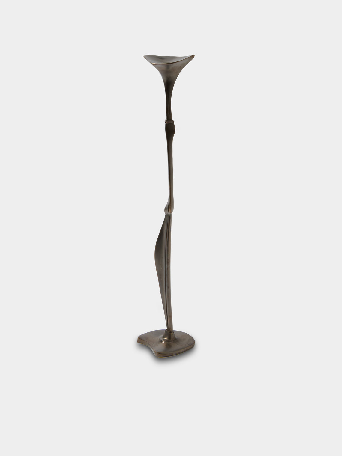 Shaha Raphael - Low Tide Fishbone Hand-Cast Brass Medium Candelabra - Brown - ABASK