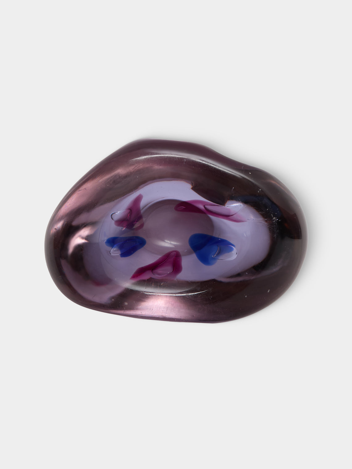 Antique and Vintage - 1960s Genoese Glass Bowl - Purple - ABASK