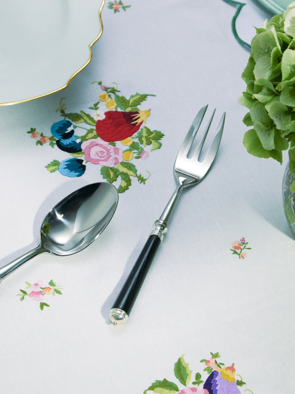 Alain Saint-Joanis - Marbella Ebony Serving Fork -  - ABASK