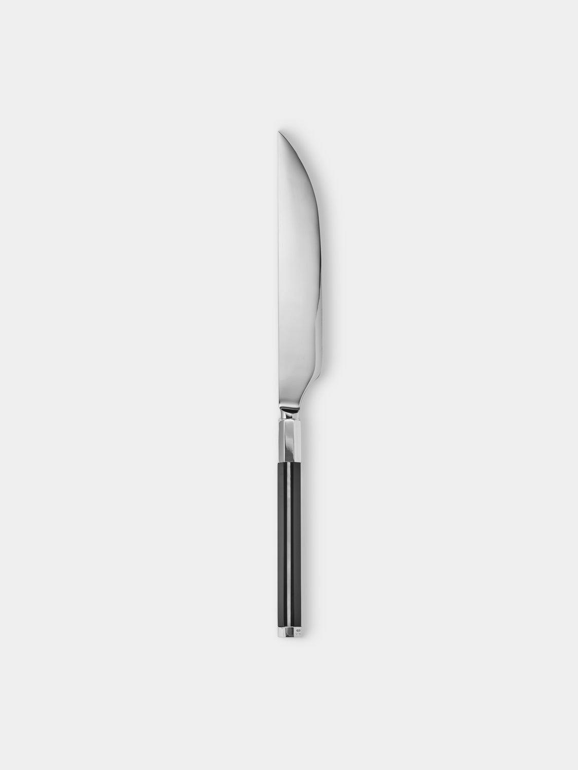 San Lorenzo - 1981 Afra and Tobia Scarpa Sterling Silver and Marble Roasting Knife and Fork - Silver - ABASK