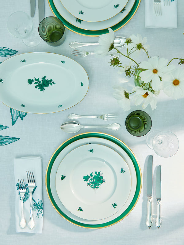 Augarten - Maria Theresia Hand-Painted Porcelain Collection - Green - ABASK