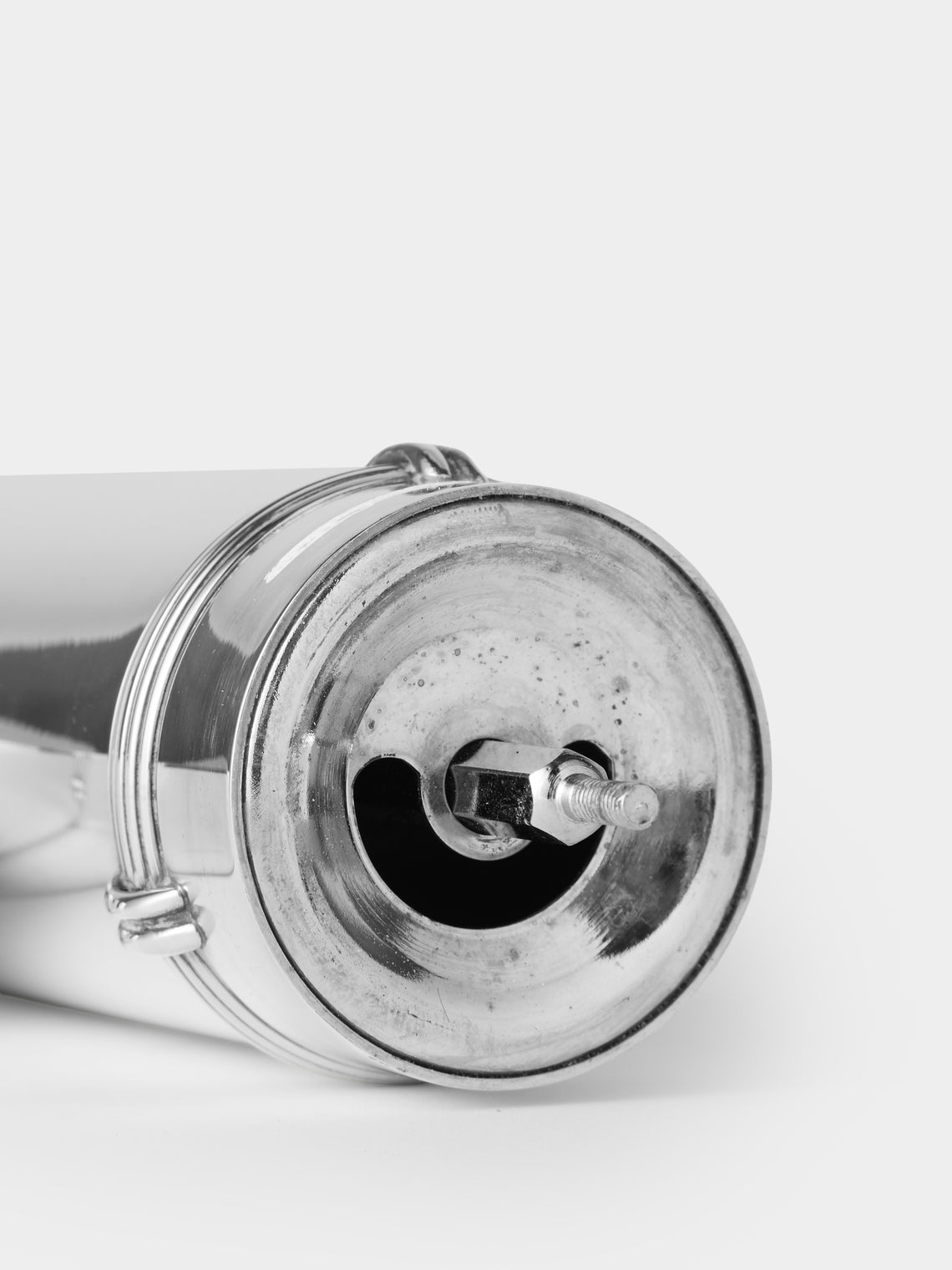 Antique and Vintage - 20th-Century Silver-Plated Pepper Mill - Silver - ABASK