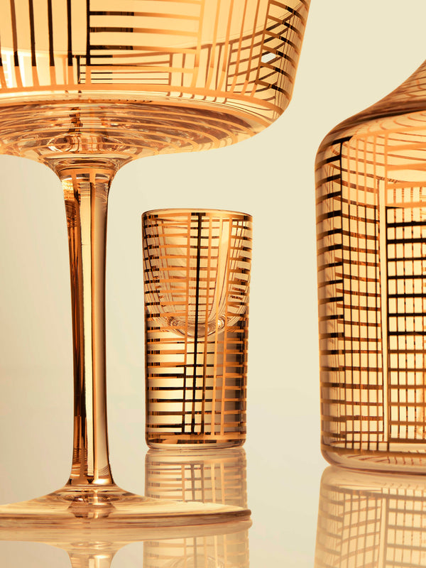 Lobmeyr - Series B Hand-Painted Crystal Liqueur Glass - Gold - ABASK