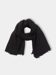 Frenckenberger - Cashmere Scarf | One Size - Black - ABASK - 