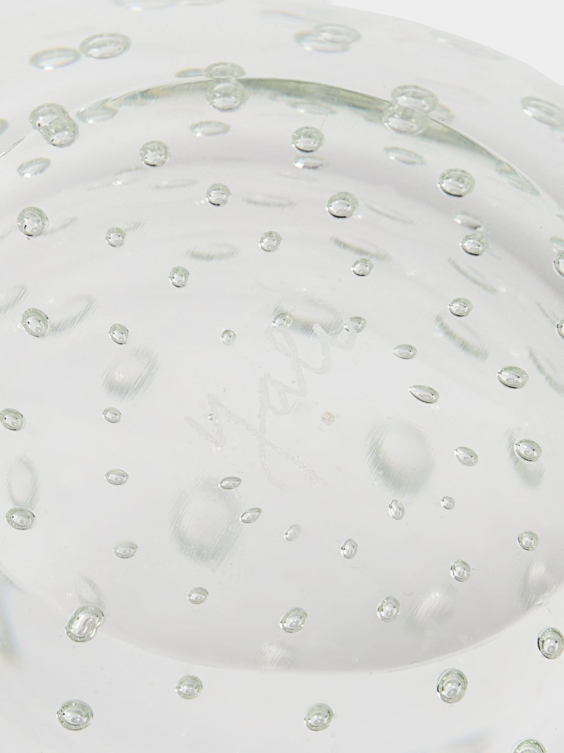 Yali Glass - Raindrop Hand-Blown Murano Glass Vase (4in/10cm) - Clear - ABASK