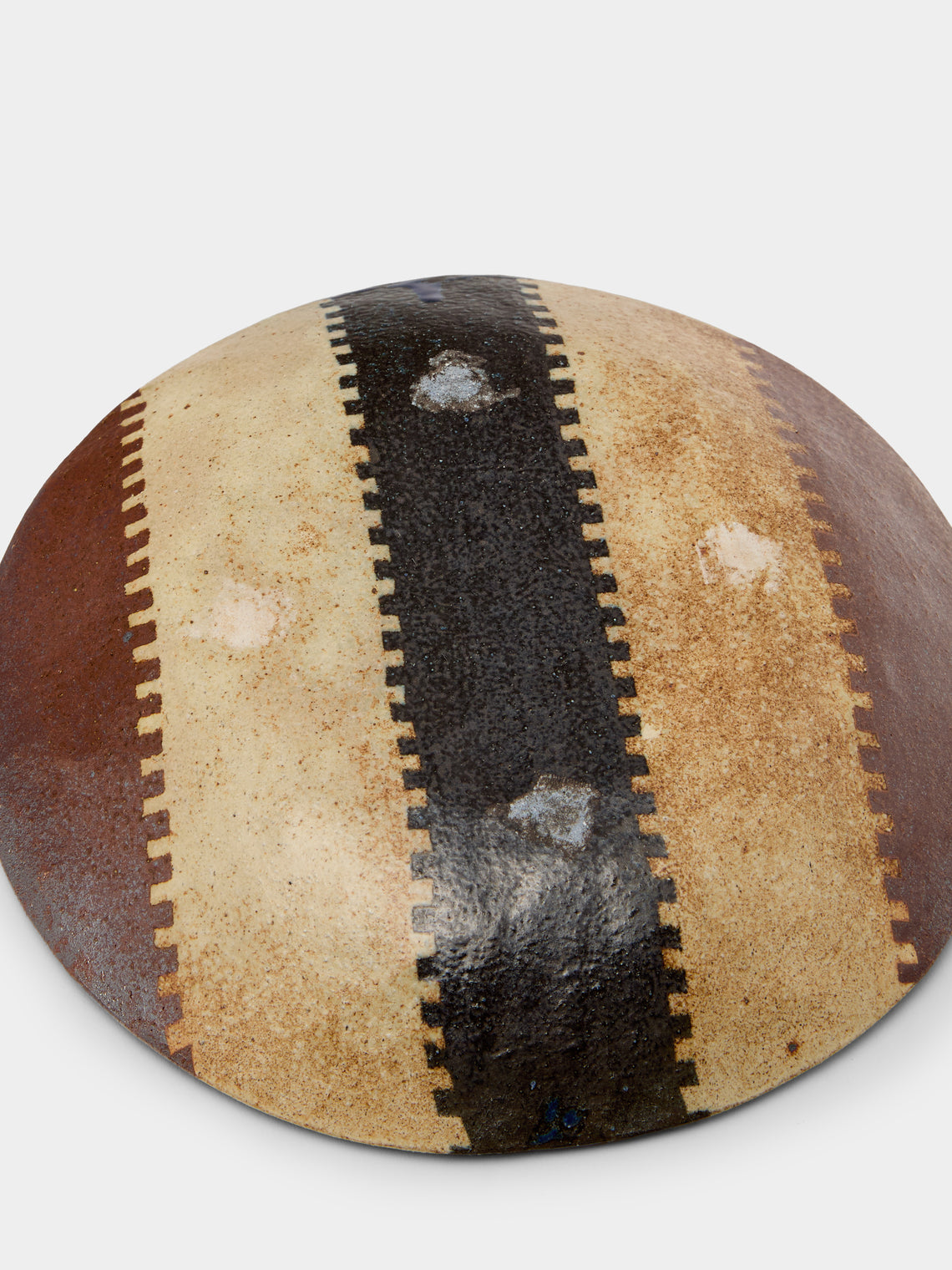 Makidani-gama - No. 2 Nerikomi Ceramic Plates – 8in/21cm (Set of 5) - Multiple - ABASK