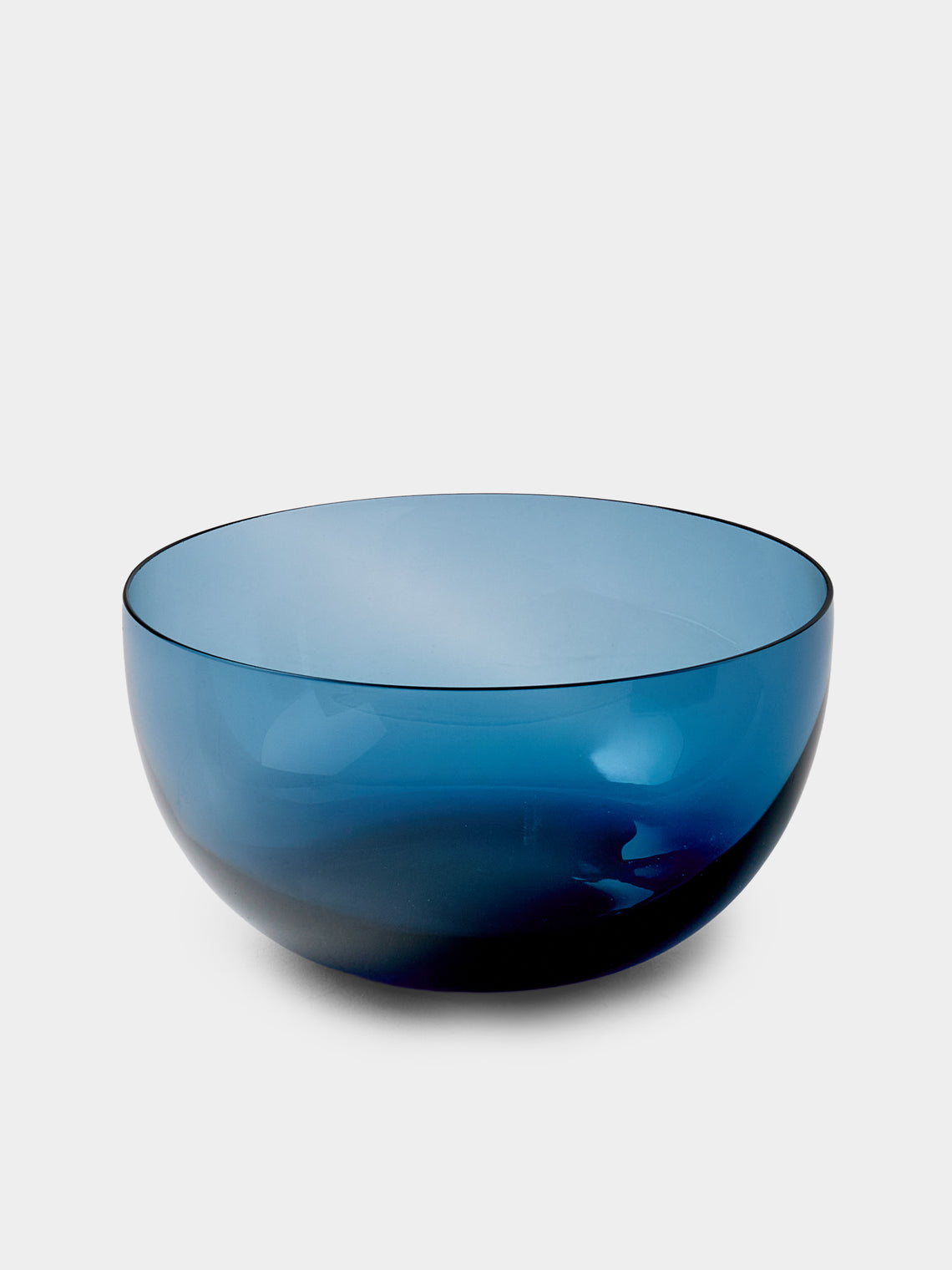 NasonMoretti - | Set of 6 | Idra Hand-Blown Murano Glass Dessert Bowls - Blue - ABASK