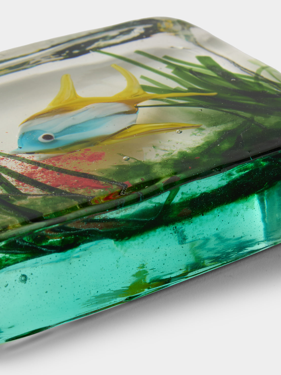 Antique and Vintage - Mid-Century Gino Cenedese Barbini Fish Glass Paperweight - Multiple - ABASK