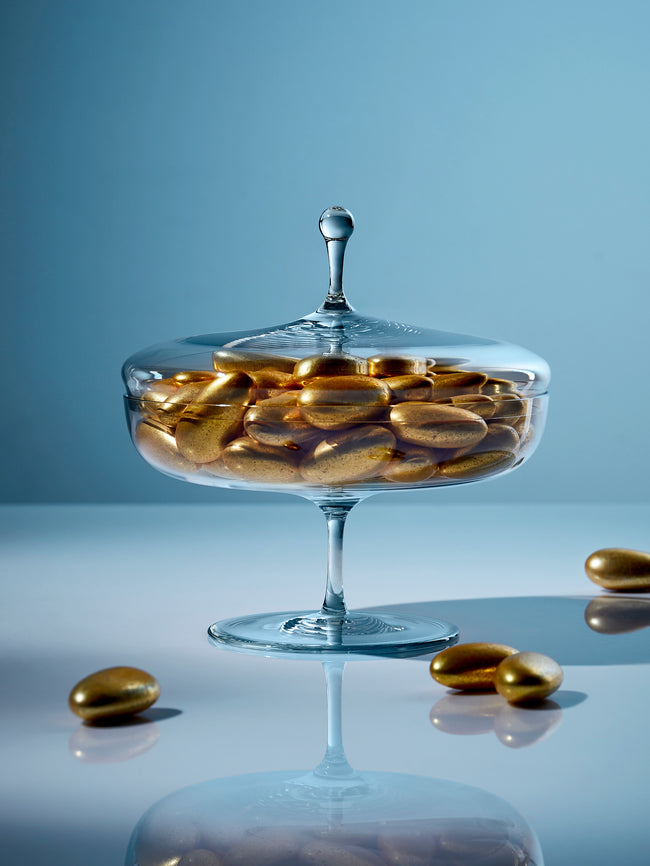 Lobmeyr - Hand-Blown Crystal Flat Candy Dish - Clear - ABASK