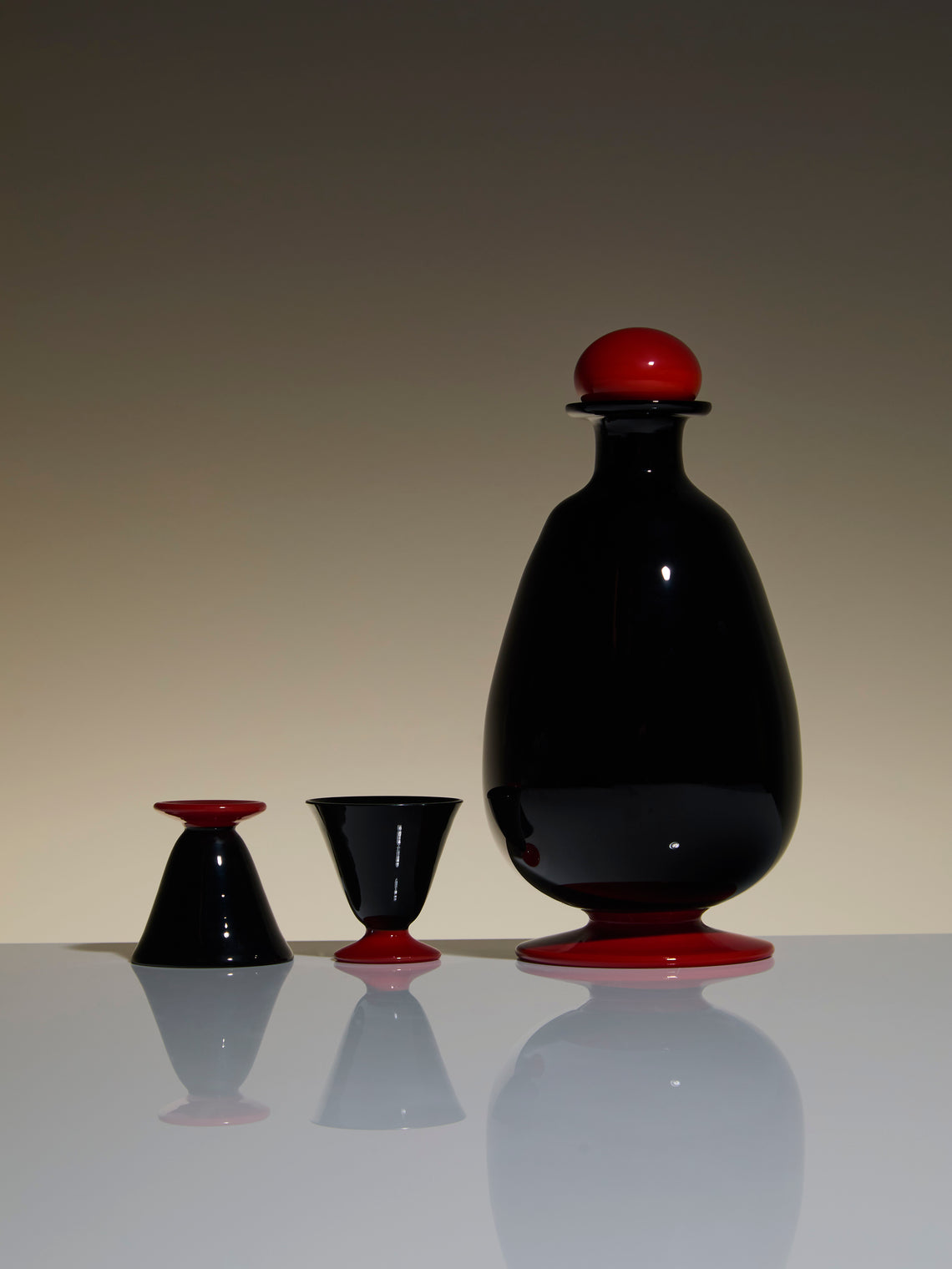 NasonMoretti - Archive Revival 1923 Hand-Blown Murano Glass Collection - Black - ABASK