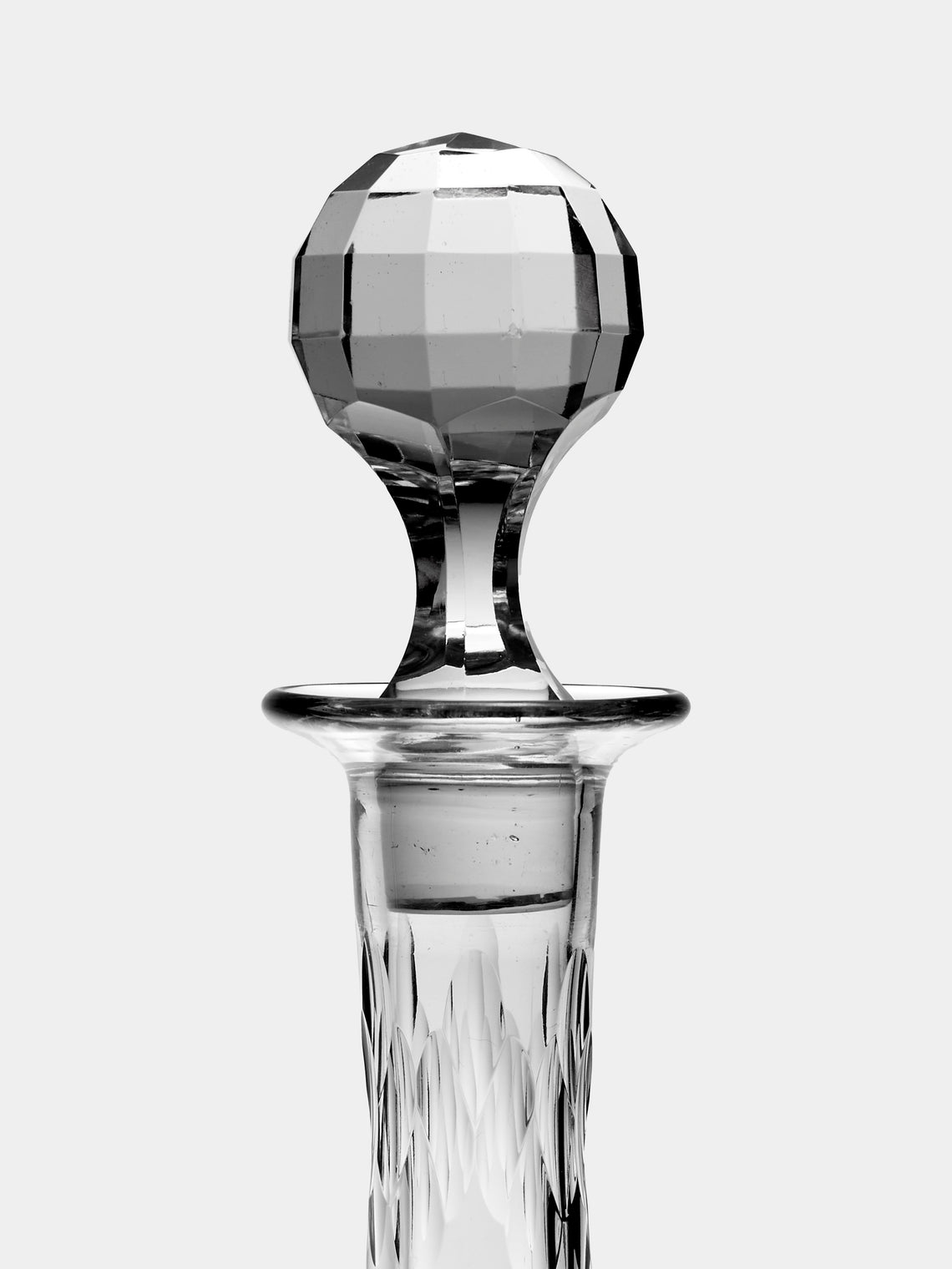 Antique and Vintage - Early-20th-Century Baccarat Molière Crystal Carafe - Clear - ABASK