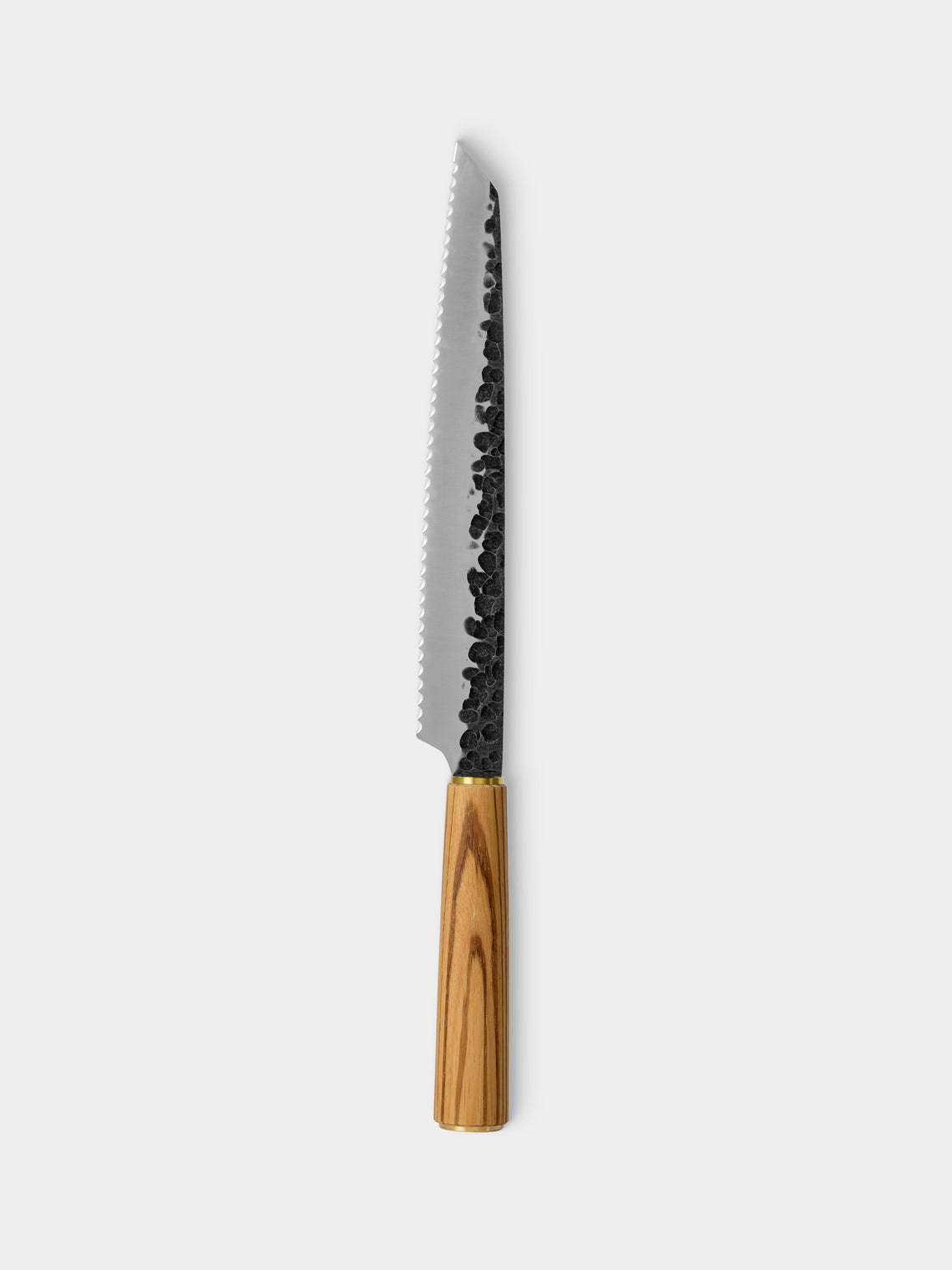Katto - | Set of 4 | Zebra Wood Kitchen Knives - Brown - ABASK