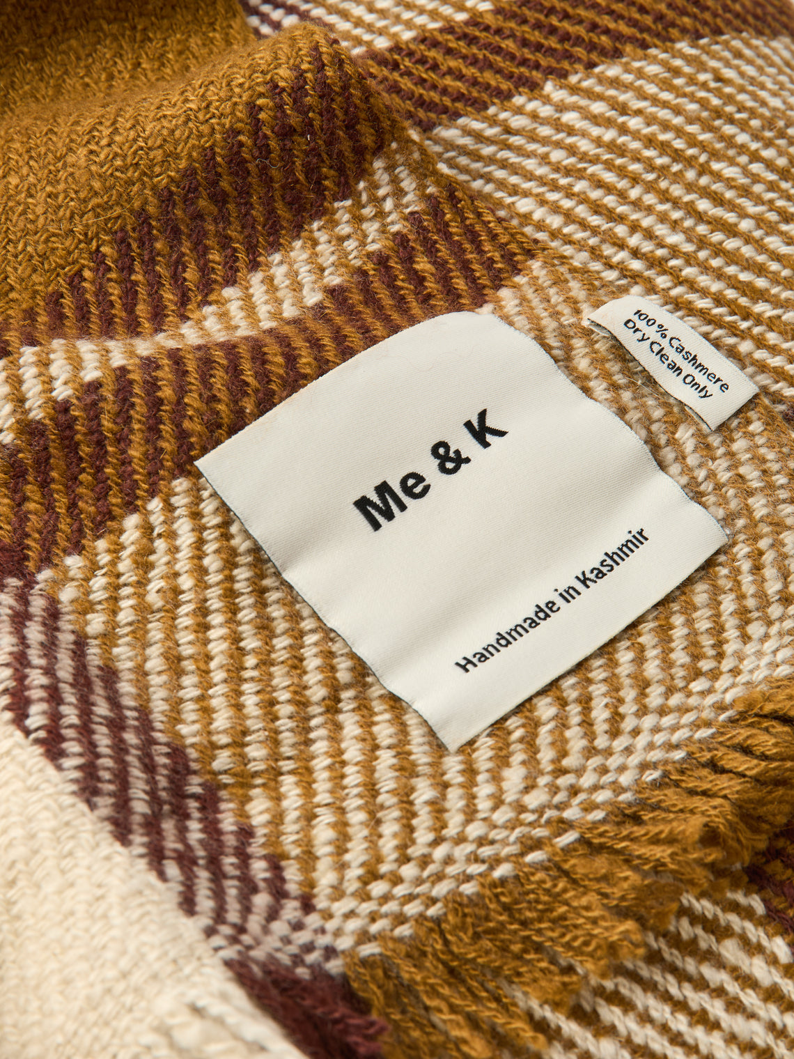 Me & K - Tartan Cashmere Throw (67in/1.7m) - Multiple - ABASK