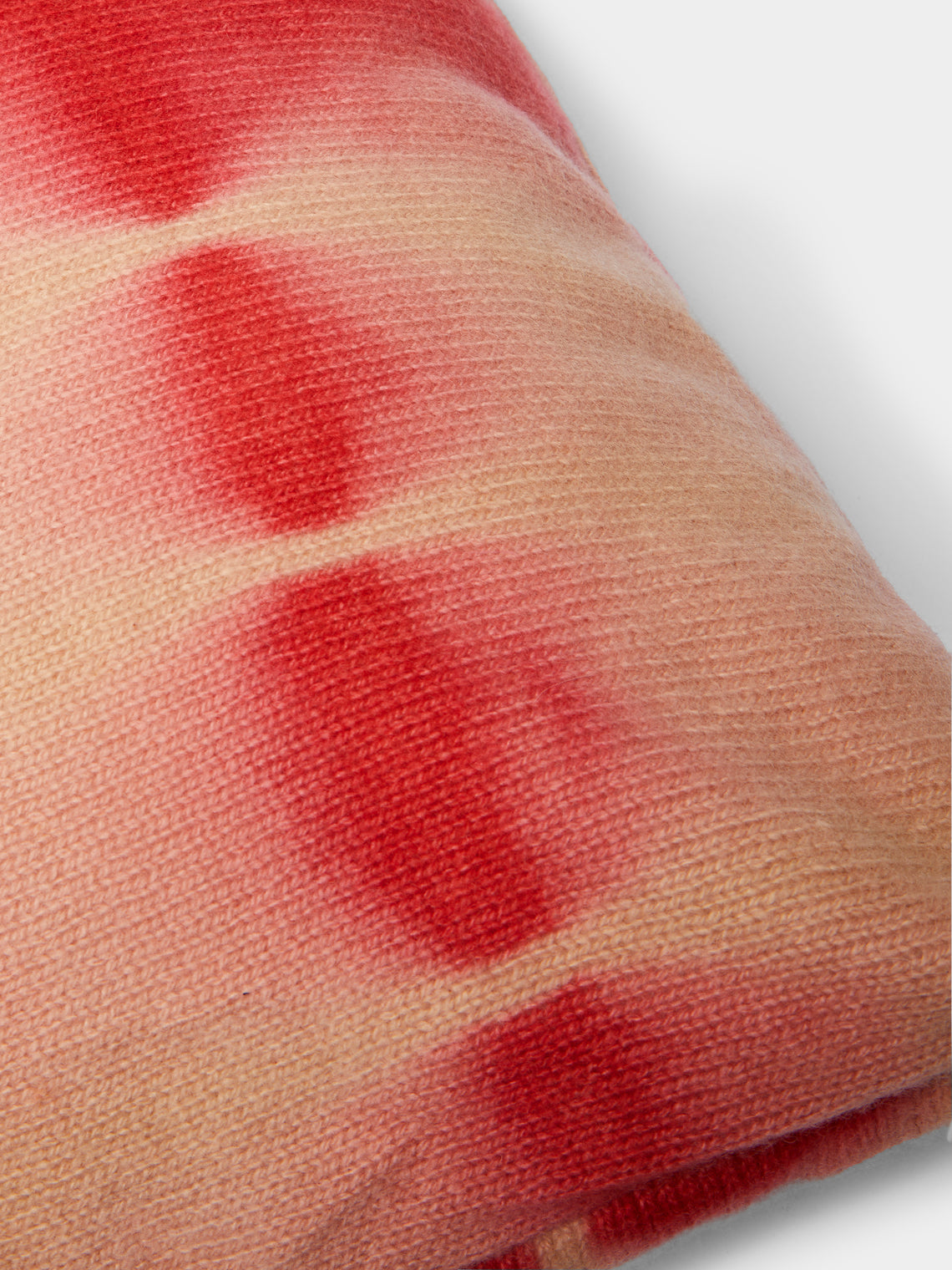 Hot-Dye Cashmere Cushion (19.5in/50cm)