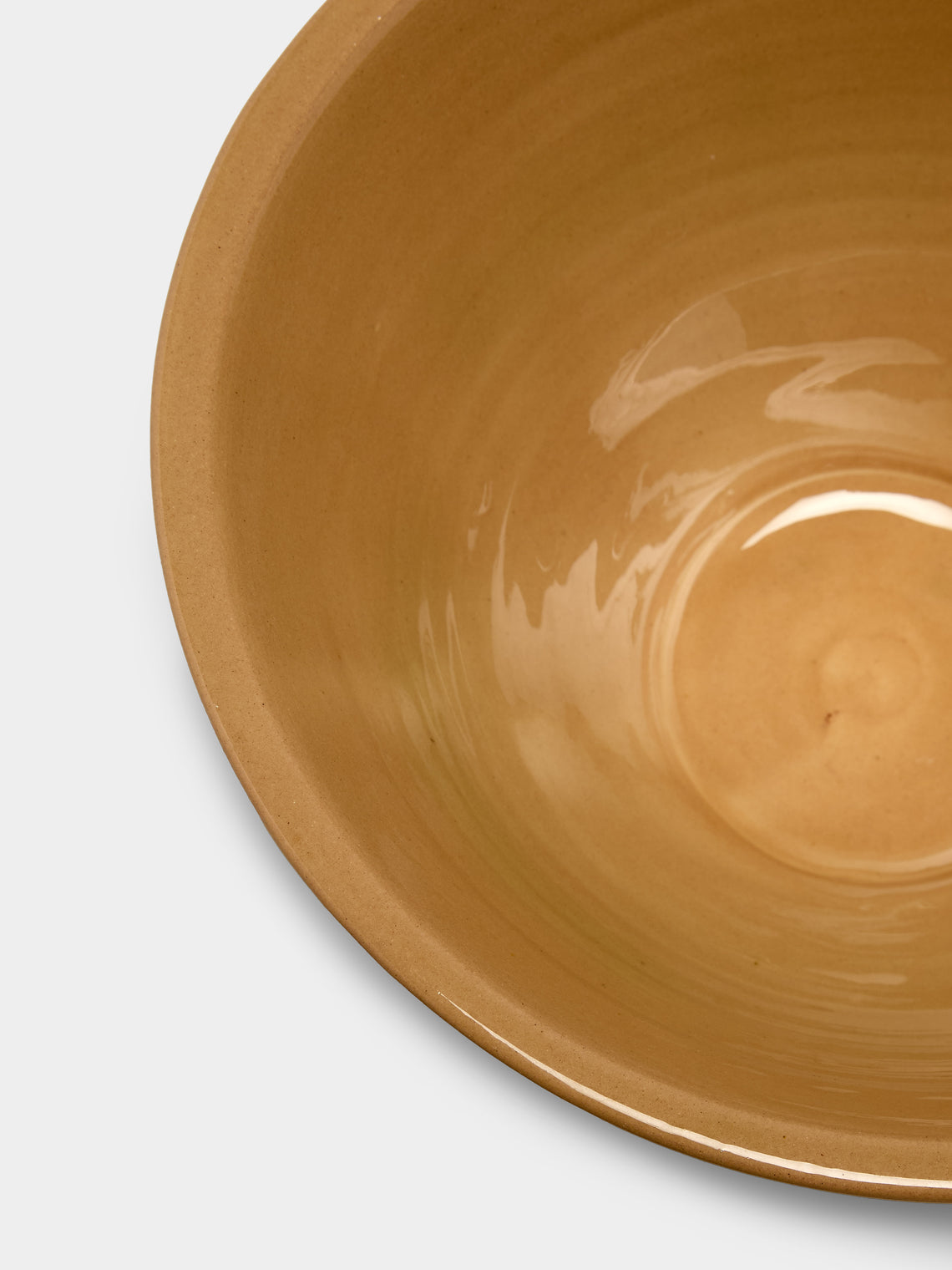 Poterie d’Évires - Flowers Hand-Painted Ceramic Petite Salad Bowl - Cream - ABASK