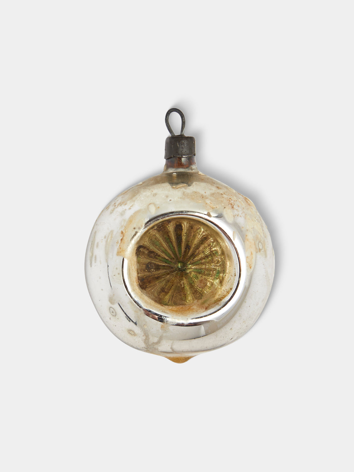 Antique and Vintage - Early-20th-Century Reflective Glass Baubles (Set of 9) - Silver - ABASK