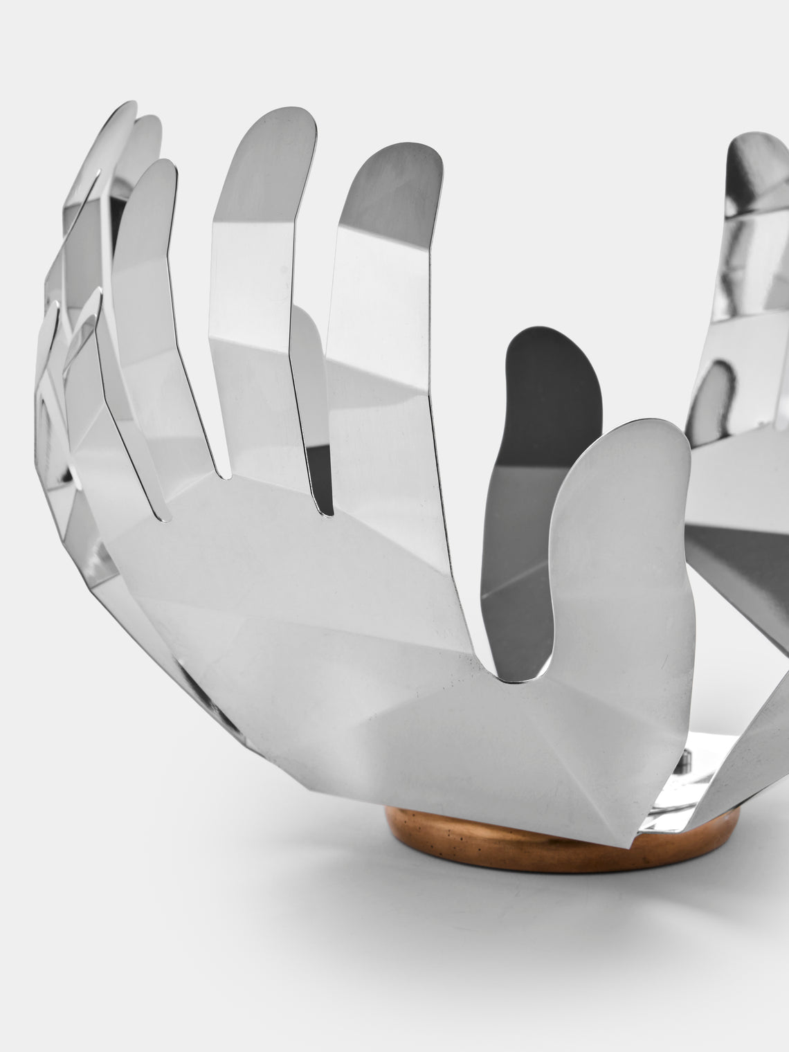 San Lorenzo - 1998 Afra and Tobia Scarpa Mani Pure Silver Bowl - Silver - ABASK