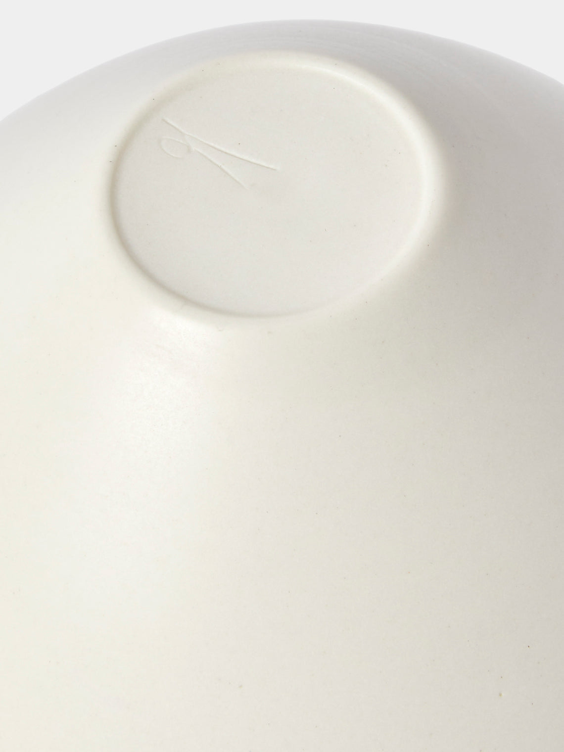 Paul James Ceramics - Fractured Reality Hand-Thrown Ceramic Bowl - White - ABASK