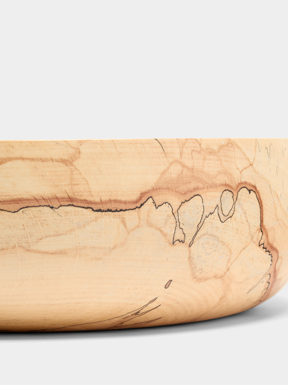 Bird & Branch - Hand-Turned Spalted Beech Tall Bowl - Natural - ABASK