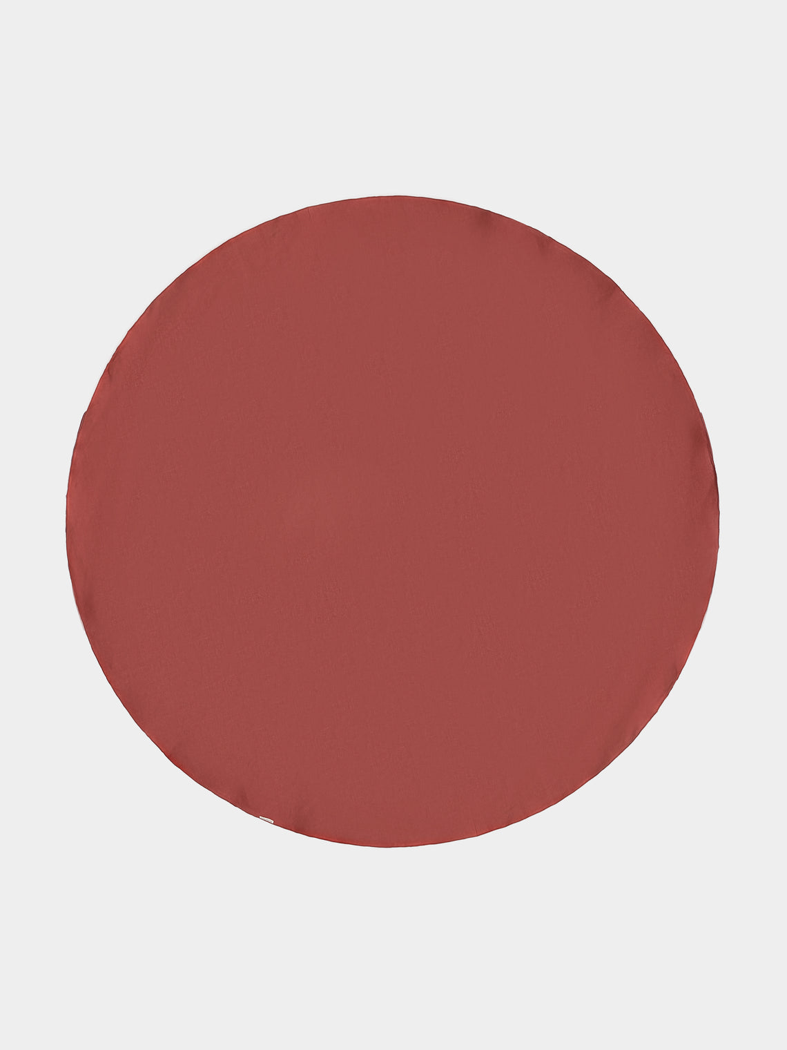 Borgo delle Tovaglie - Filo Linen Round Tablecloth (110in/2.8m) - Red - ABASK - 
