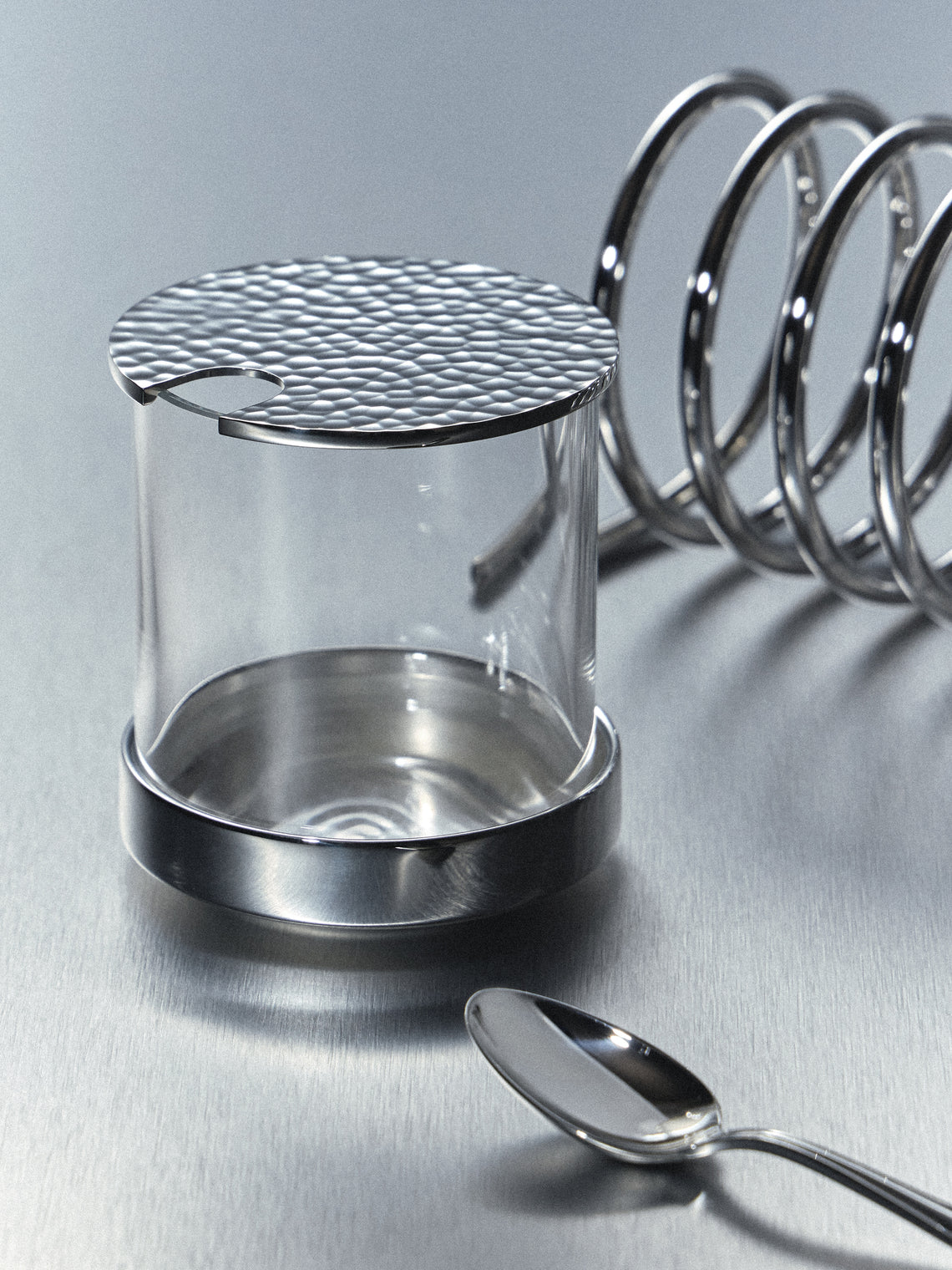 Robbe & Berking - Martelé Silver-Plated Jam Server - Silver - ABASK