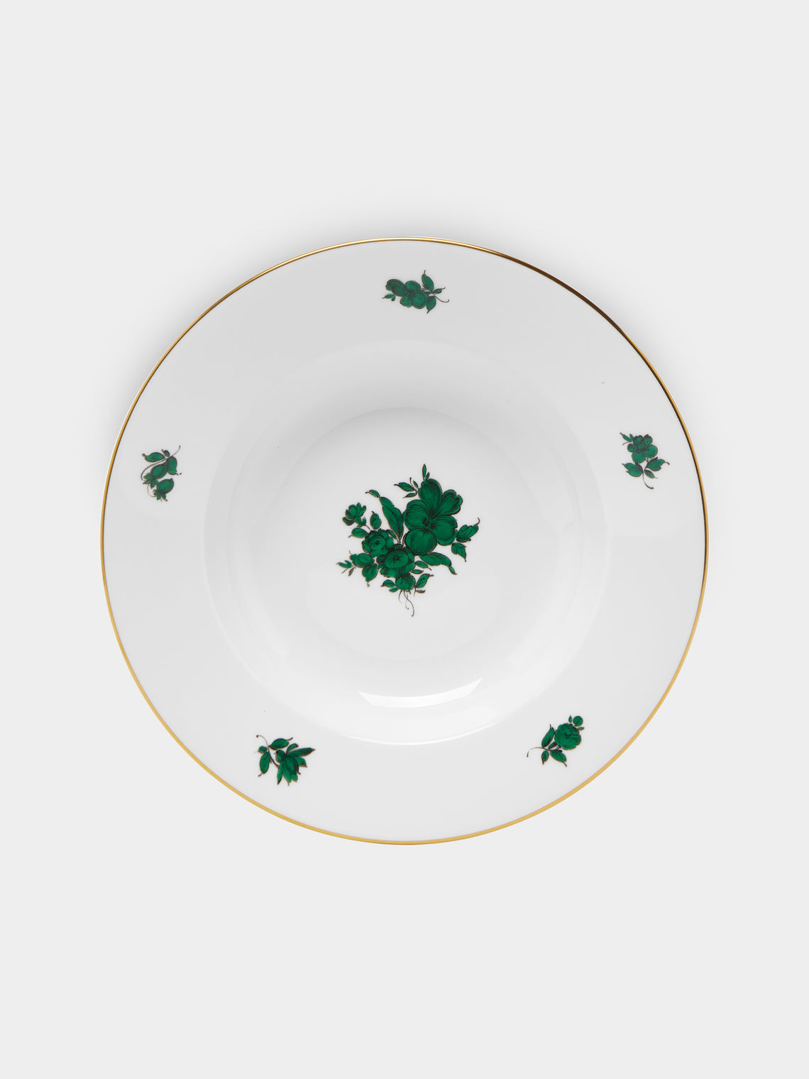 Augarten - Maria Theresia Hand-Painted Porcelain Soup Plate -  - ABASK - 