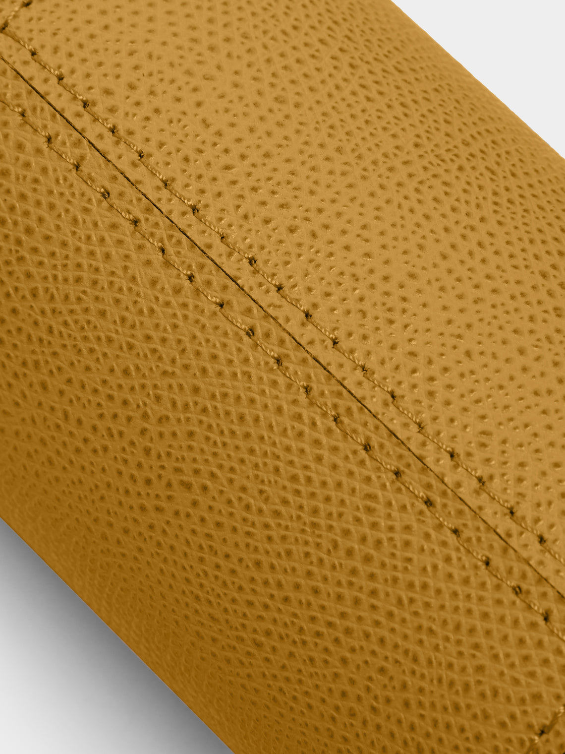 Giobagnara - Leather Cotton Buds Holder - Yellow - ABASK