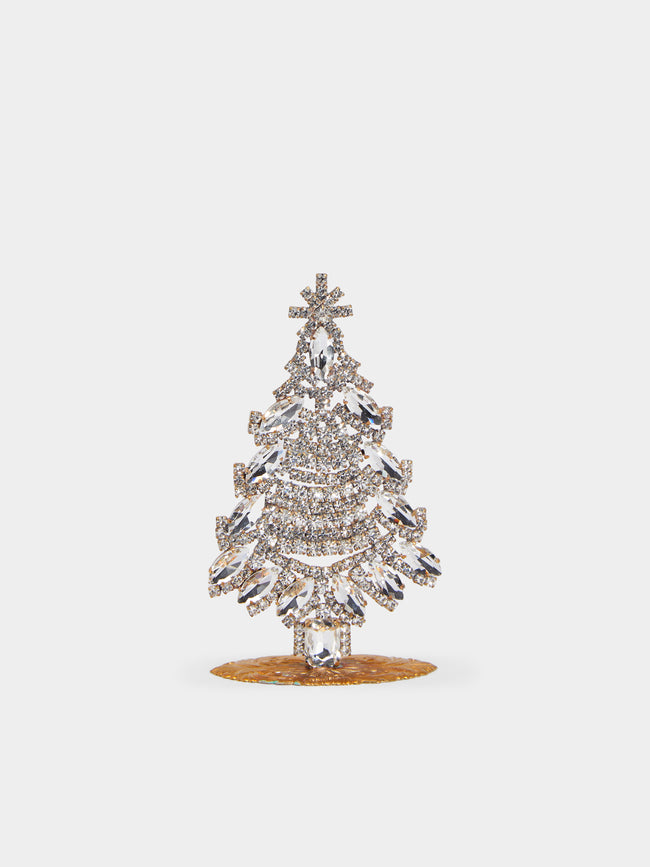 Antique and Vintage - 1930s Czech Gablonzer Jewelled Small Christmas Tree -  - ABASK - 
