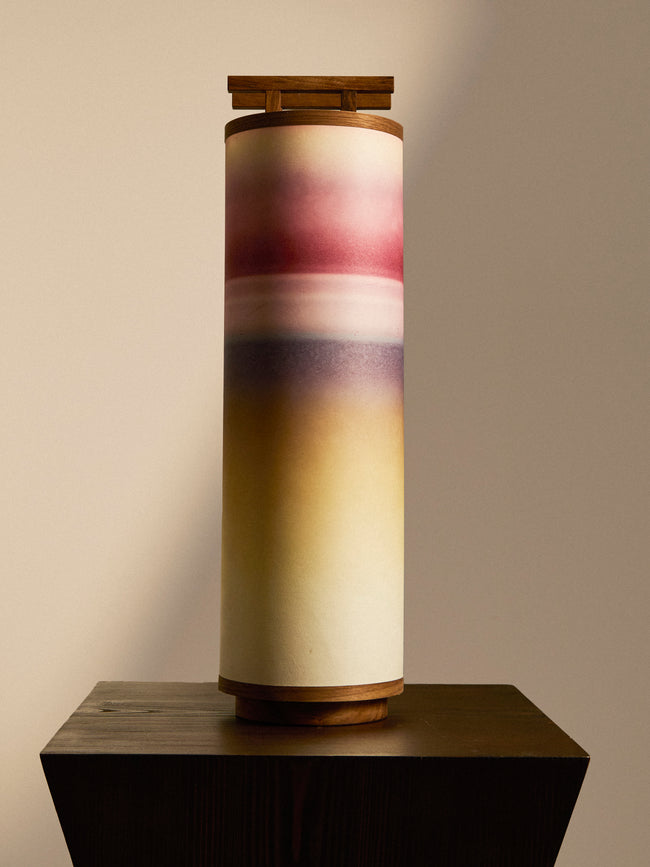 Maxime Prange - Torii Walnut and Washi Paper Large Table Lamp - Multiple - ABASK