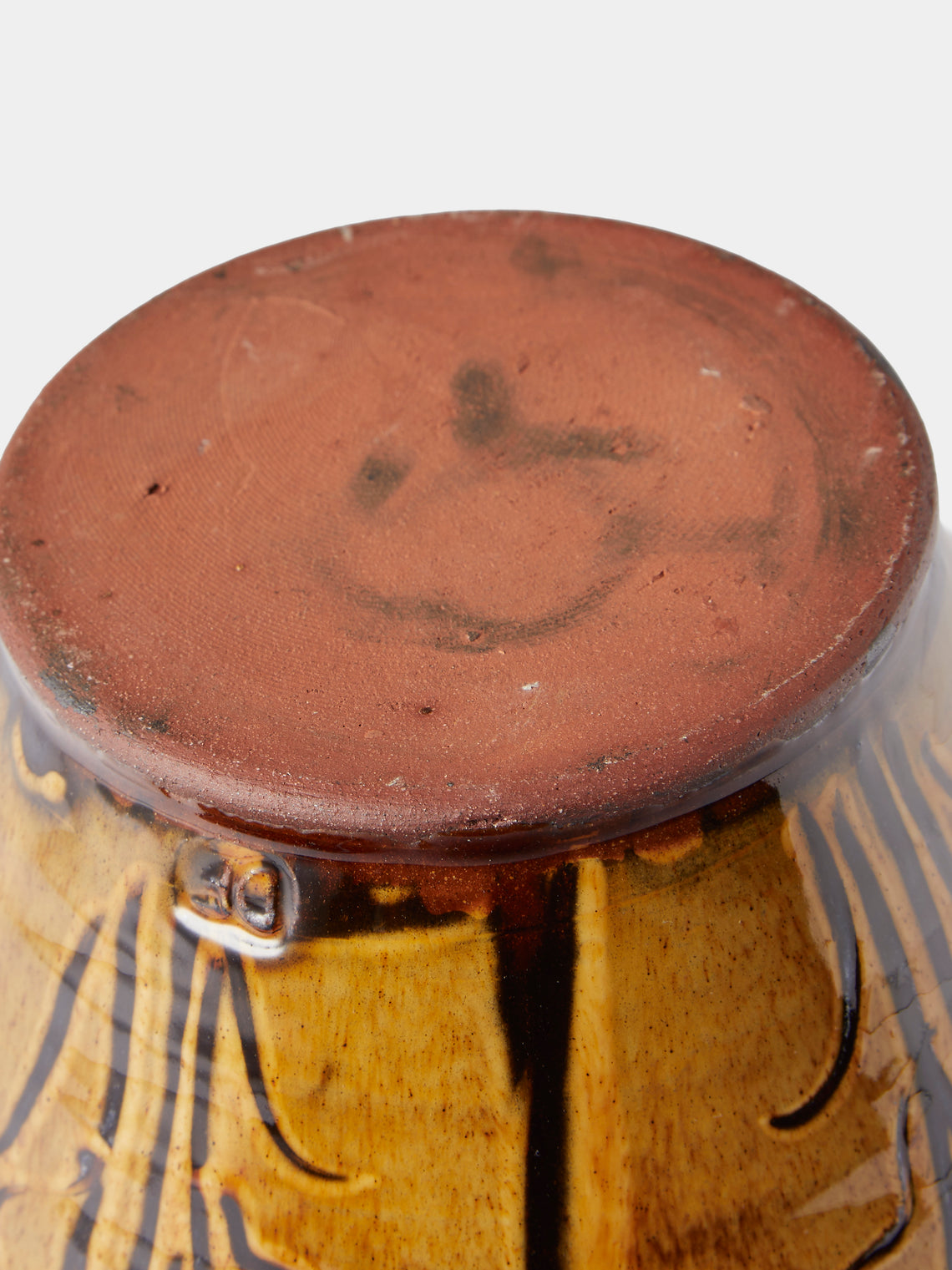 Fitch & McAndrew - Dandelion Slipware Medium Lidded Jar - Orange - ABASK