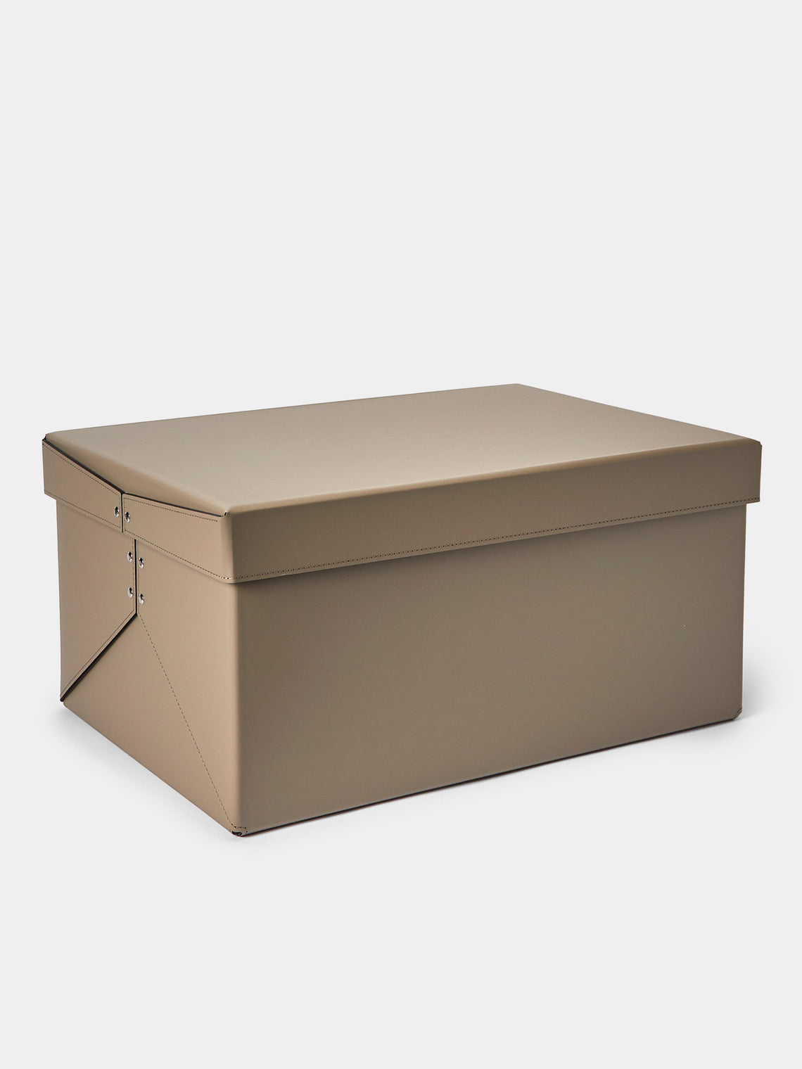 Pinetti - Origami Leather Large Box - Taupe - ABASK