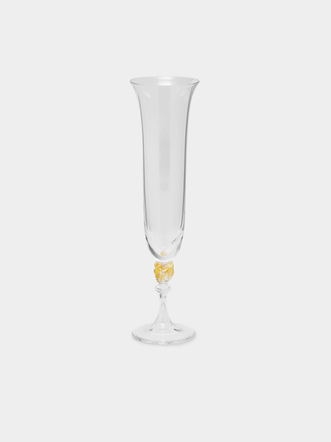 A/81 Hand-Blown Murano Glass Champagne Flute