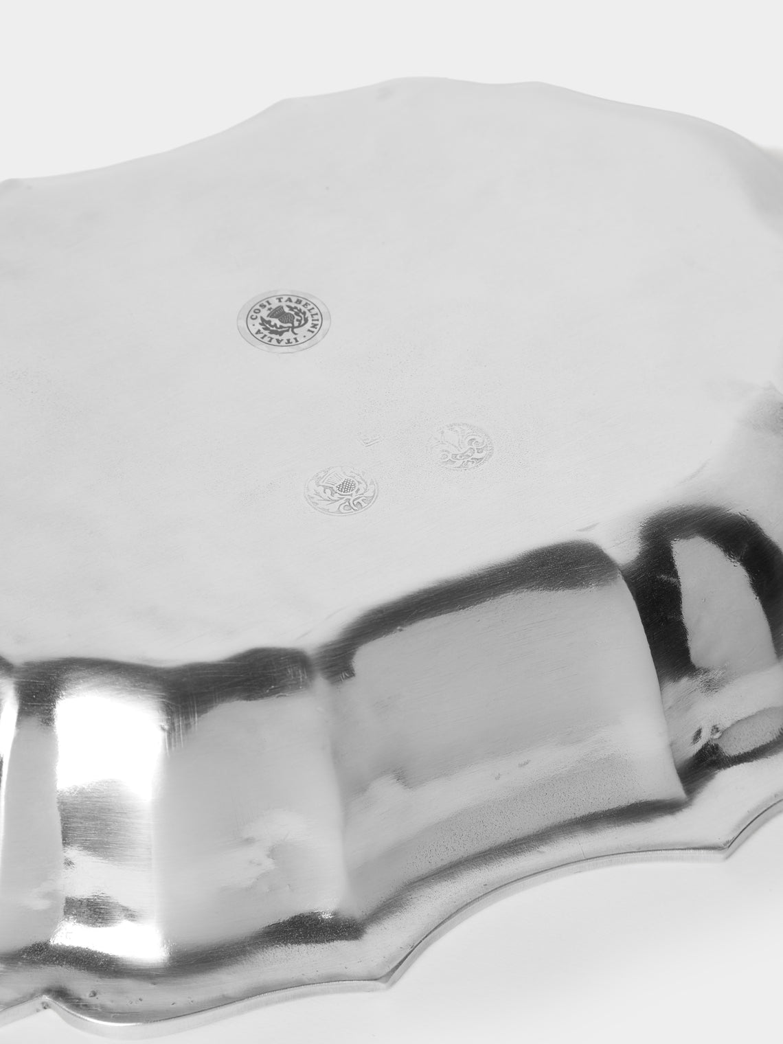 Cosi Tabellini - Malta Pewter Bread Bowl - Silver - ABASK