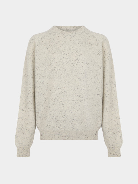 Frenckenberger - Cashmere R-Neck Boyfriend Sweater -  - ABASK - 