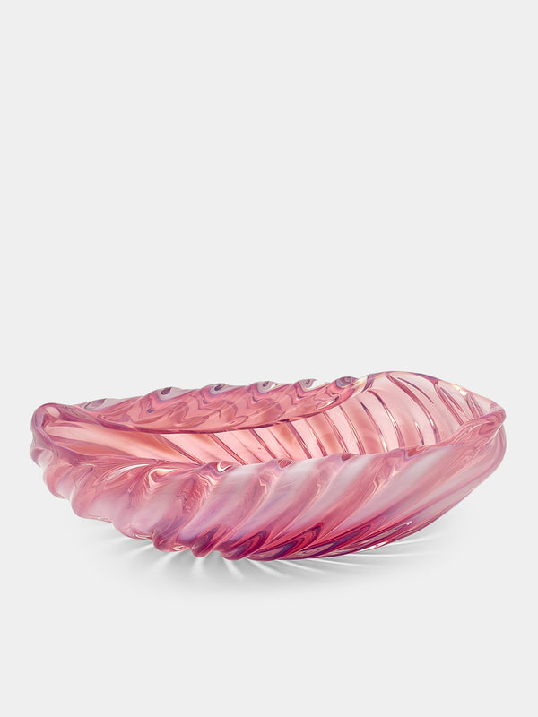 Antique and Vintage - 1950s Ercole Barovier Murano Glass Bowl - Pink - ABASK - 