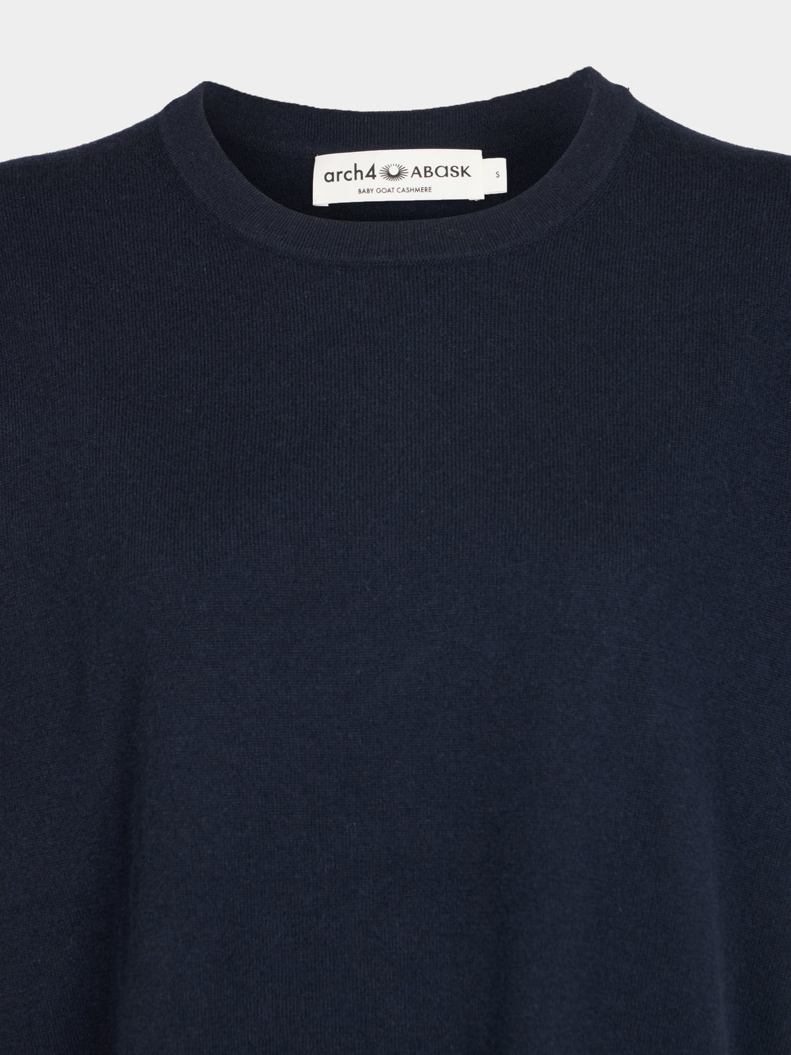 Arch4 - Golden Baby Goat Cashmere Oversized T-Shirt | Size: S - Navy - ABASK