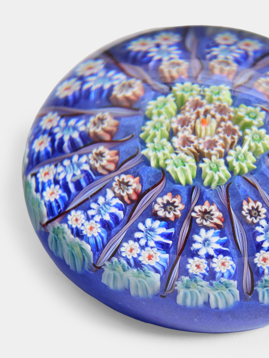 Antique and Vintage - 1930s Murano Glass Paperweight - Blue - ABASK