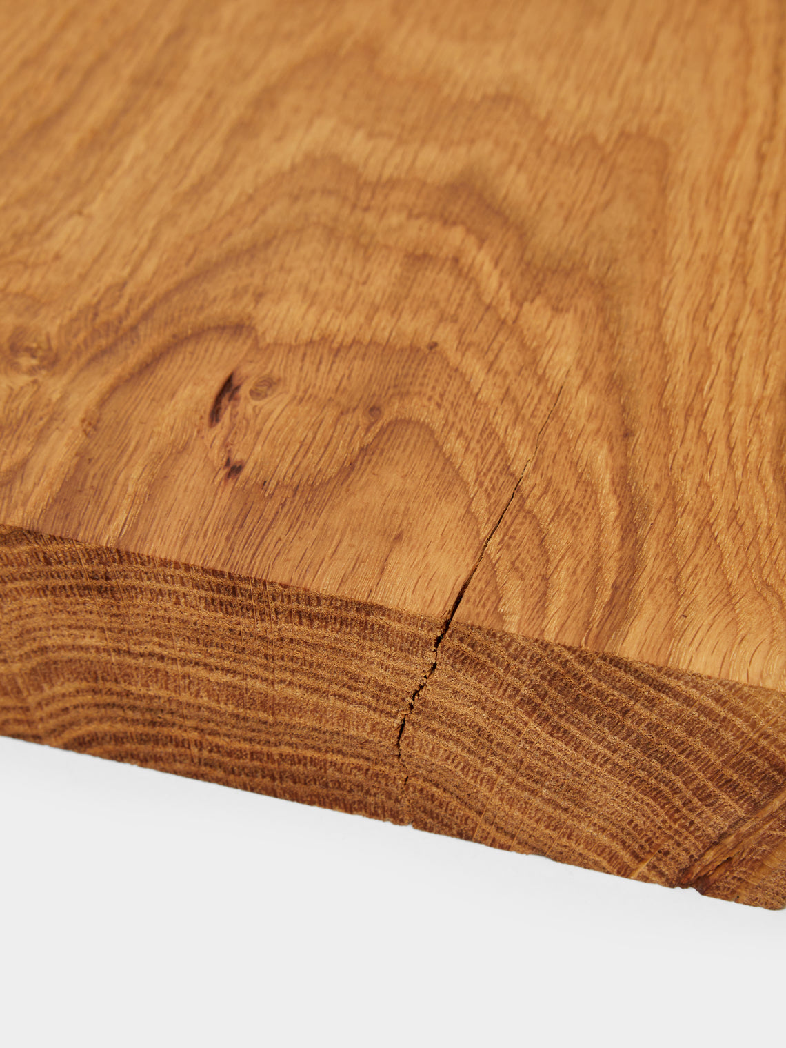 Woodworks by Ted Todd - Antique Live Edge Oak Chopping Board -  - ABASK