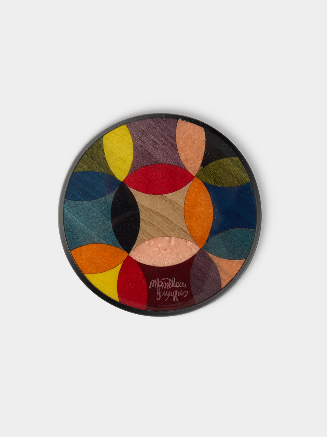 Mastellone Giuseppe - Wood Inlay Coasters (Set of 6) - Multiple - ABASK