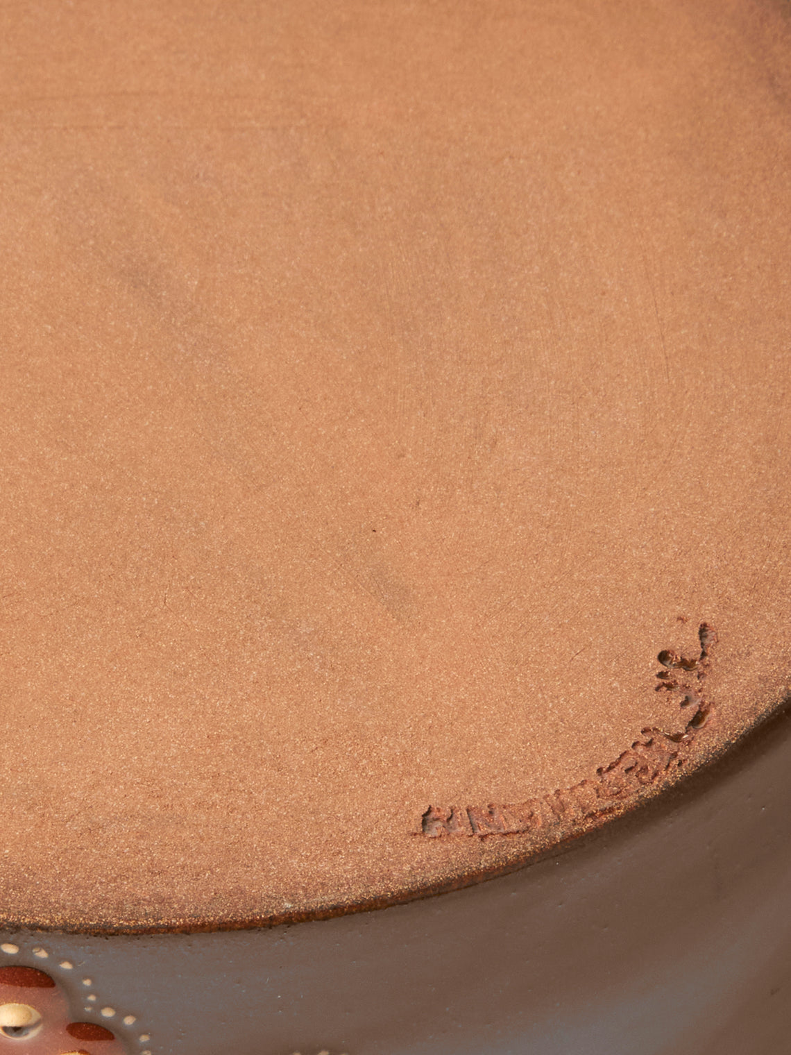 Poterie d’Évires - Flowers Hand-Painted Ceramic Utensil Pot - Dark Brown - ABASK