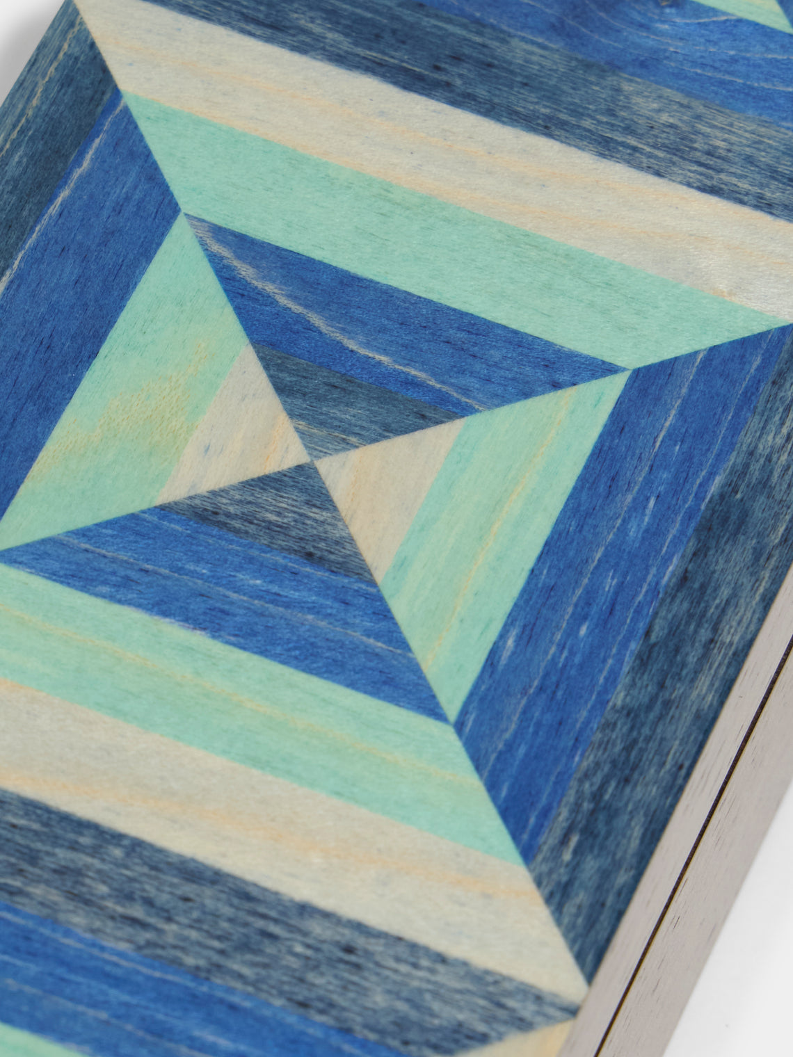 Kevin Stamper - Albers Wood Desk Box - Blue - ABASK