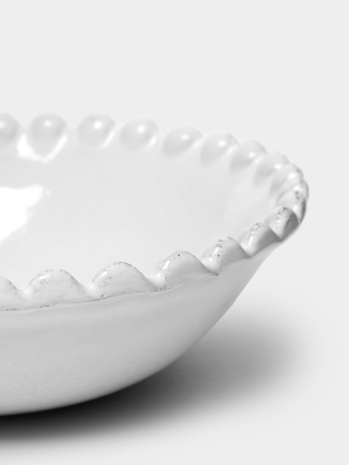 Astier de Villatte - Adélaïde Hand-Glazed Ceramic Small Soup Plate (Set of 2) - White - ABASK