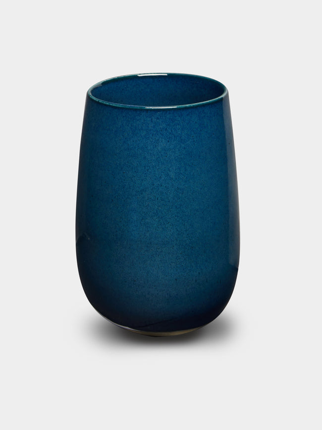 Mervyn Gers Ceramics - Tall Cups (Set of 4) - Blue - ABASK - 