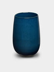 Mervyn Gers Ceramics - Hand-Glazed Ceramic Tall Cups (Set of 4) - Blue - ABASK - 