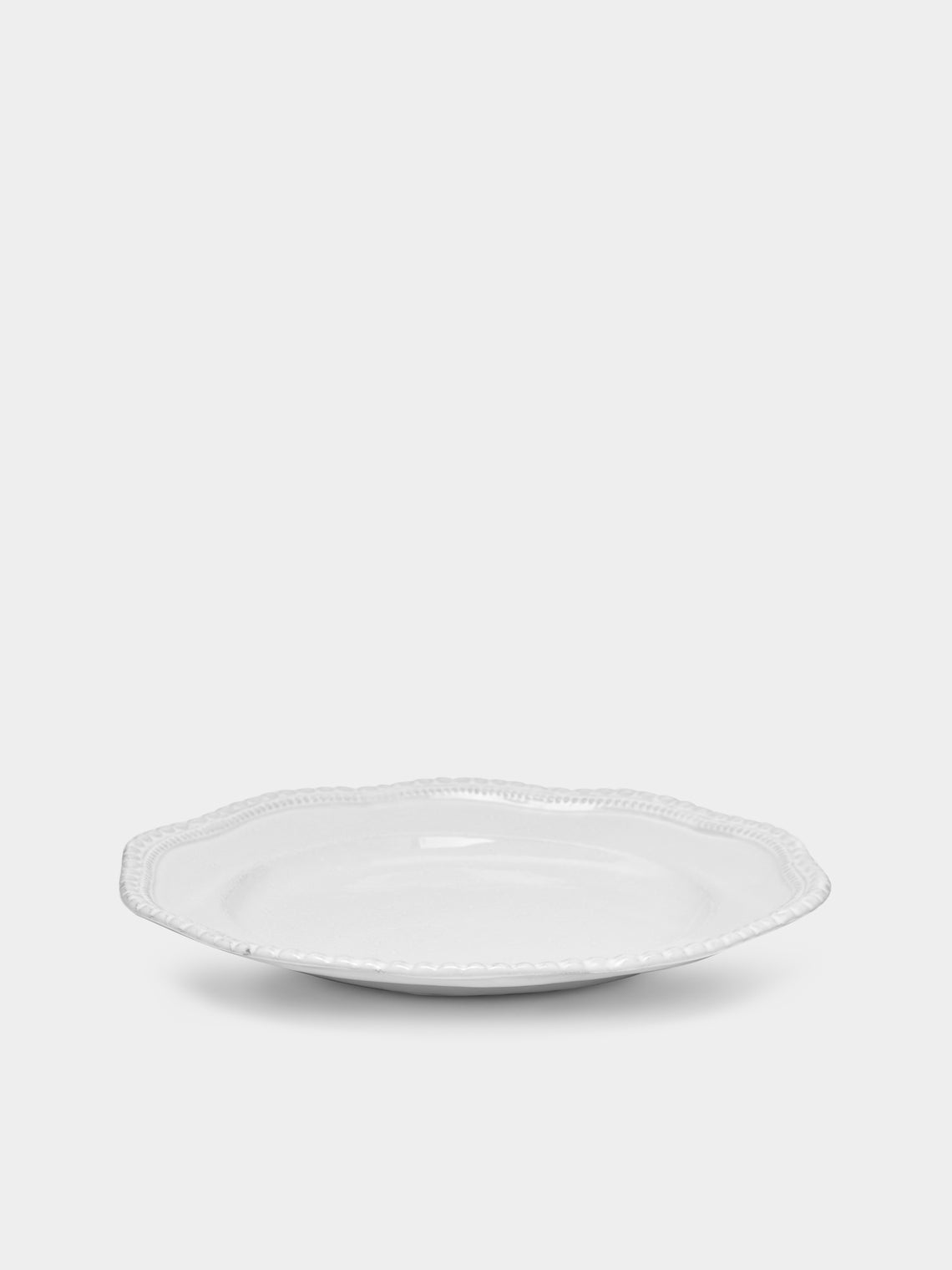 Astier de Villatte - Clarabelle Hand-Glazed Ceramic Salad / Dessert Plate (Set of 2) - White - ABASK
