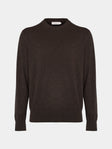 Arch4 - Bene Baby Goat Cashmere Crew-Neck Sweater | Size: M - Brown - ABASK - 