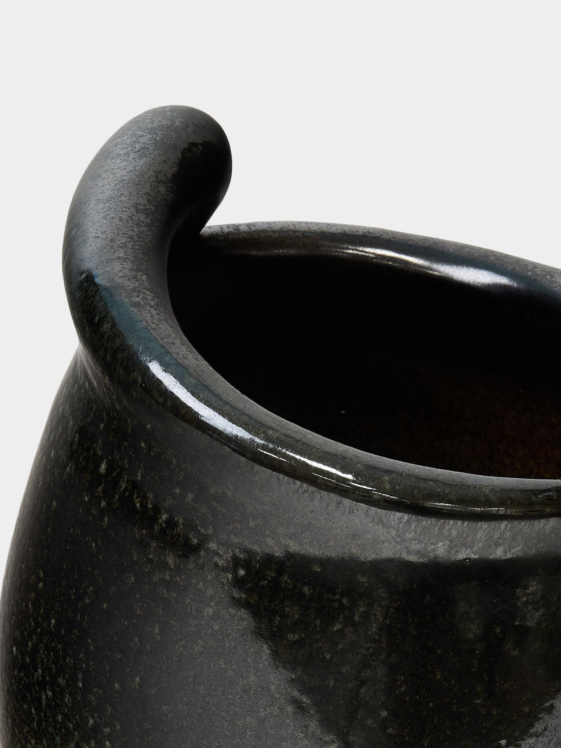 Ruth King - Spurs Hand-Built Ceramic Bowl - Black - ABASK