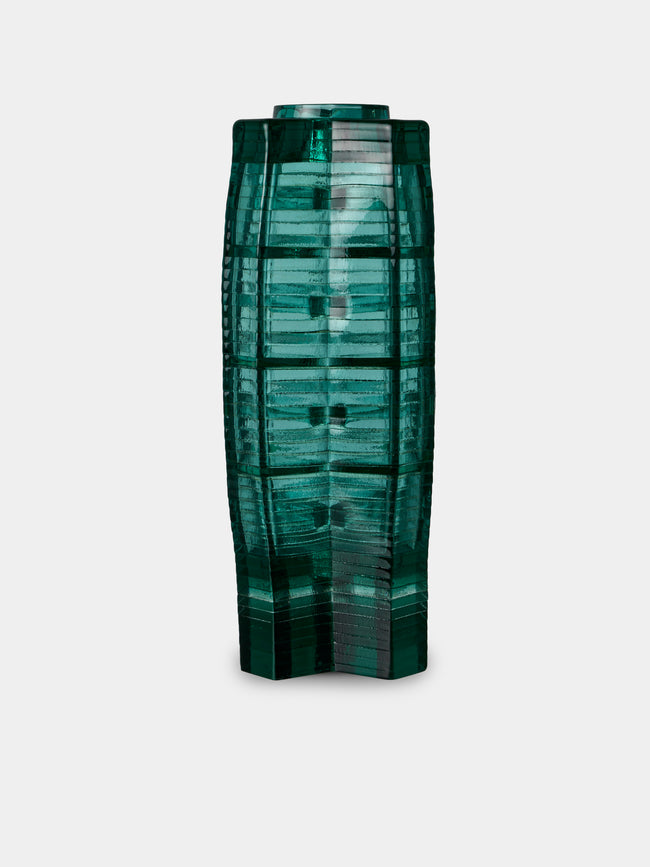 Isabella Kullmann - No. 6 Hand-Blown Glass Vase - Green - ABASK - 
