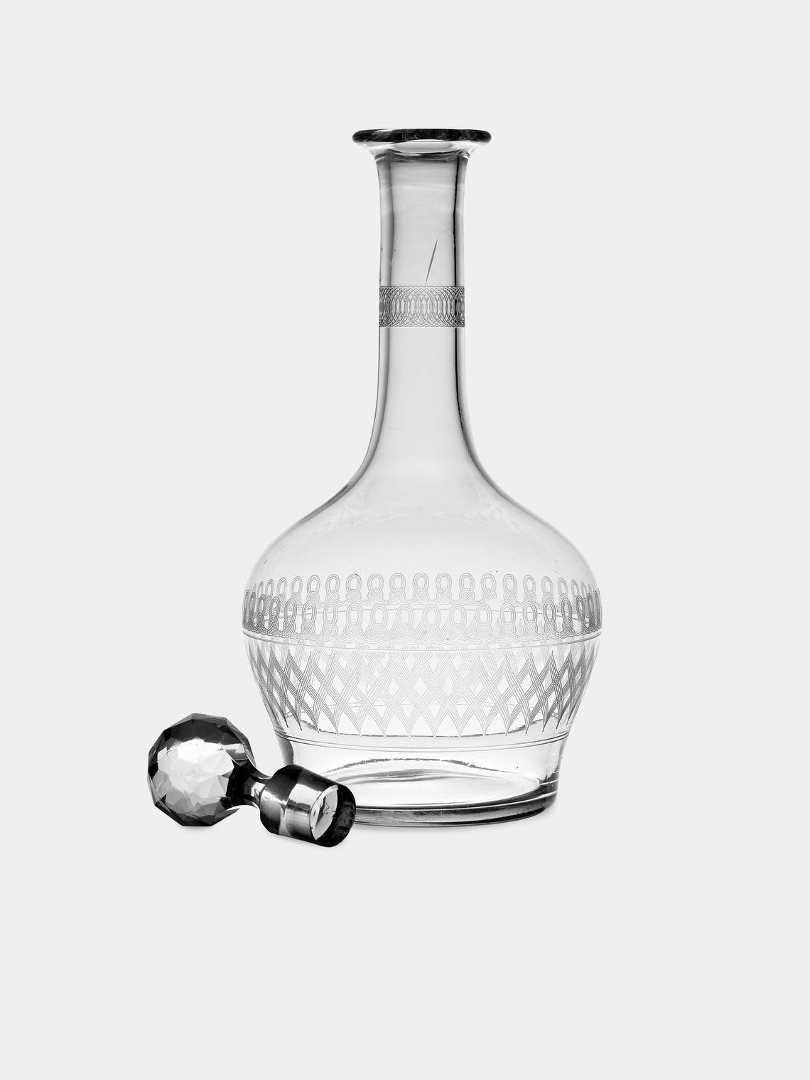 Antique and Vintage - Early-20th-Century Baccarat Chicago Crystal Carafe - Clear - ABASK